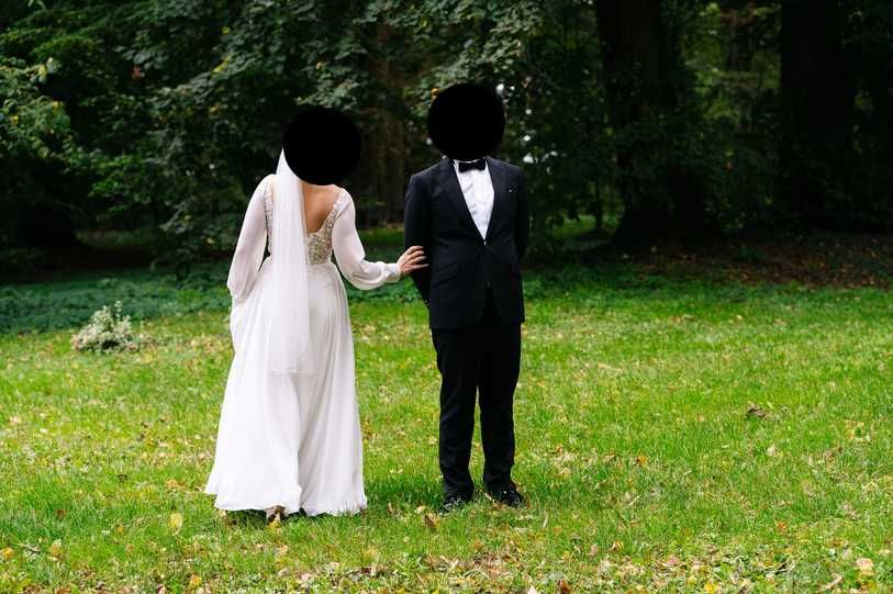 Suknia Ślubna Muślin + GRATIS WELON