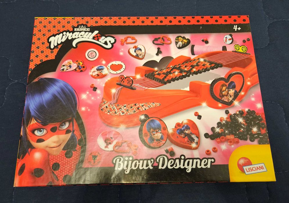 Biedronka i czarny kot - zestaw do projektowania bransoletek