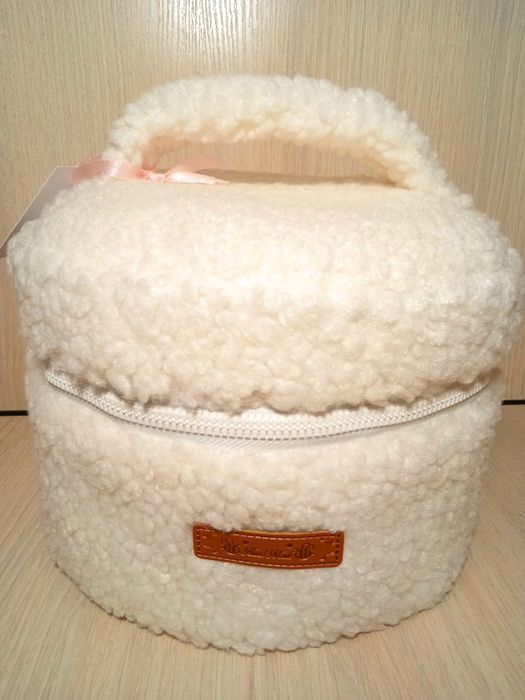 Косметичка, органайзер ручної роботи з штучного хутра Тедді