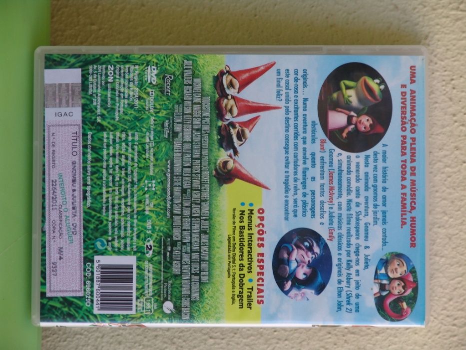 DVD - Gnomeu e Julieta
