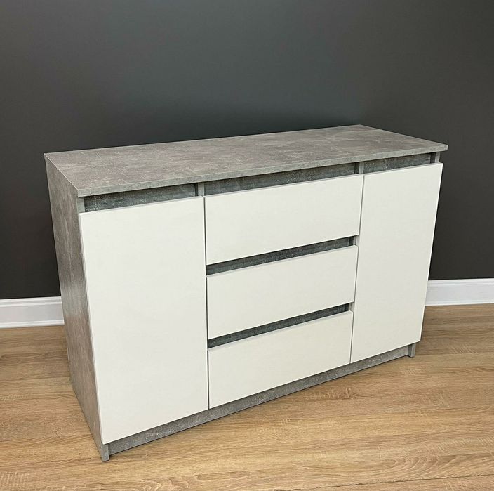 Комод 3+2 без ручок. Сучасний дизайн. 3 шухляди + 2 тумби