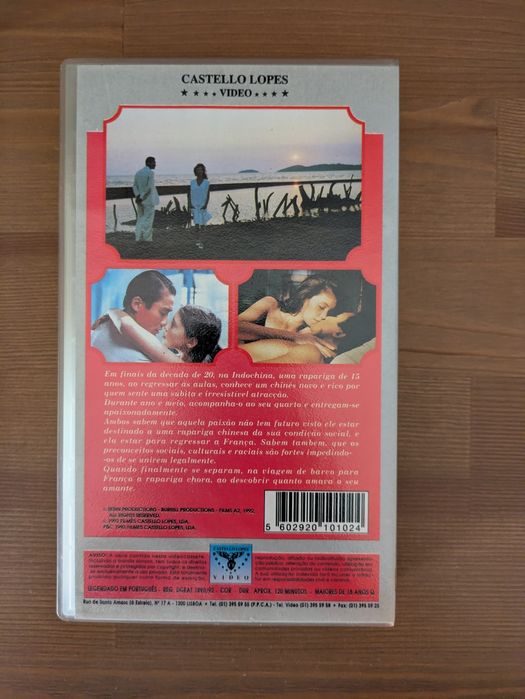 VHS " O Amante " 1992 (Opt. Estado)