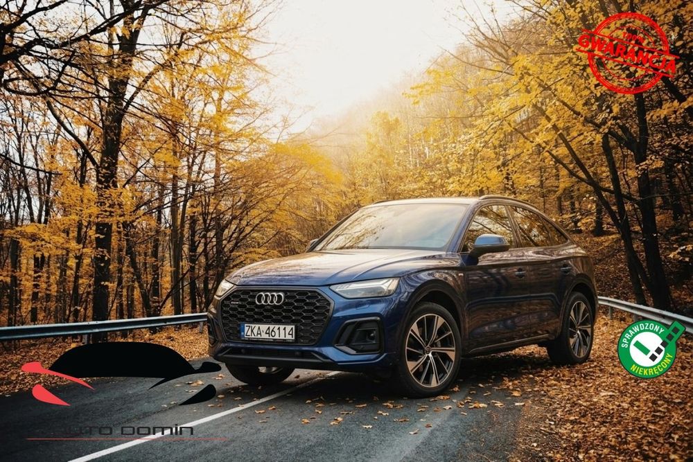 Audi Q5 Sportback Raty 2.0  hybryda tylko 70 tys km Sportback Automat S-line Gwarancja