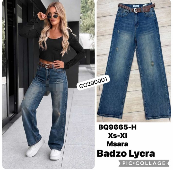 Spodnie dżinsowe Msara Wide Leg