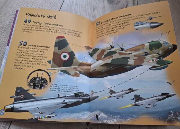 101 ciekawostek samoloty ksiązka dla dzieci