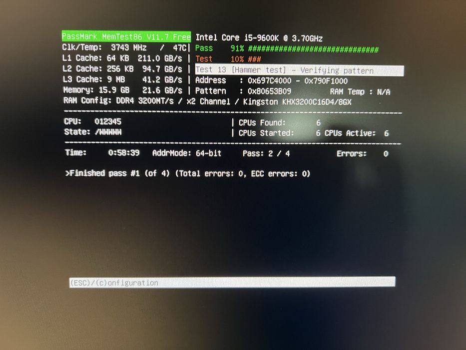 Vendo Memória RAM DDR4 Kingston RGB