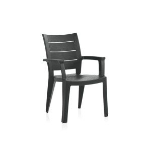 Cadeira exterior Pvc antracite