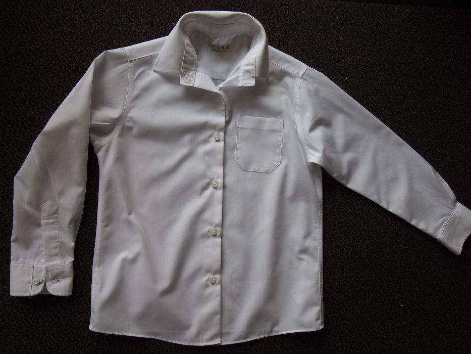 Koszula biała wizytowa 128 cm (8 lat) Marks& Spencer