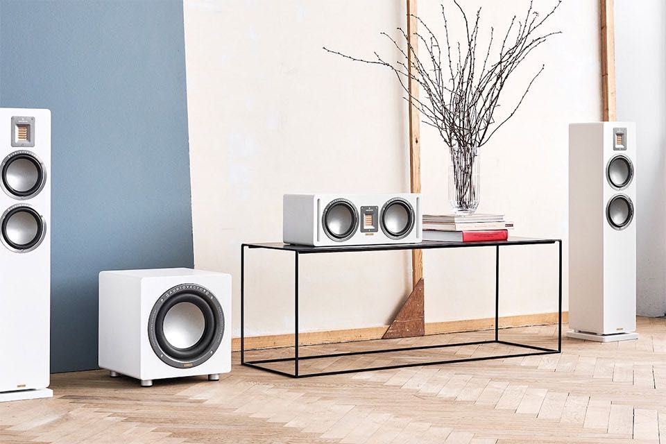 Акустика центрального канала Audiovector QR C SE White Silk