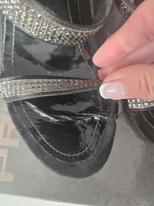 Klapki na obcasie Prima Moda
