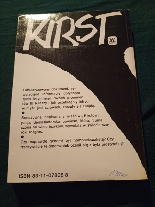 Afery generałów,H.H. Kirst