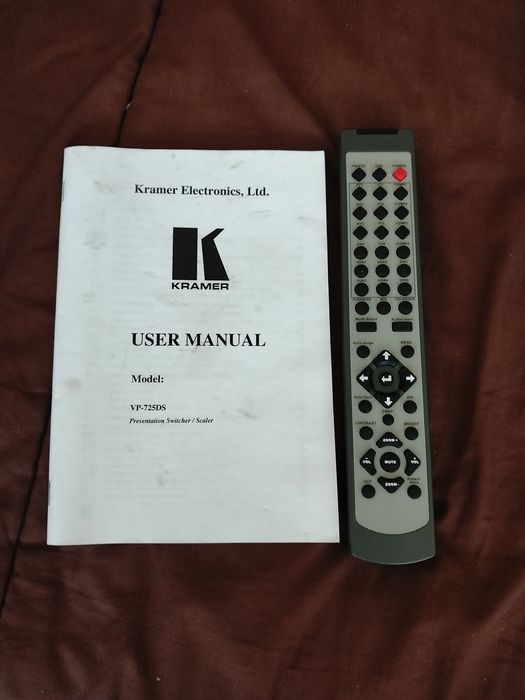KRAMER VP-725DS upscaler/downscaler e switcher de video profissional