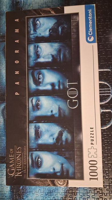 Puzzle panoramiczne 1000 "Gra o Tron" Clementoni