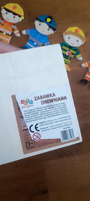 Anek układanka drewniana straż pożarna