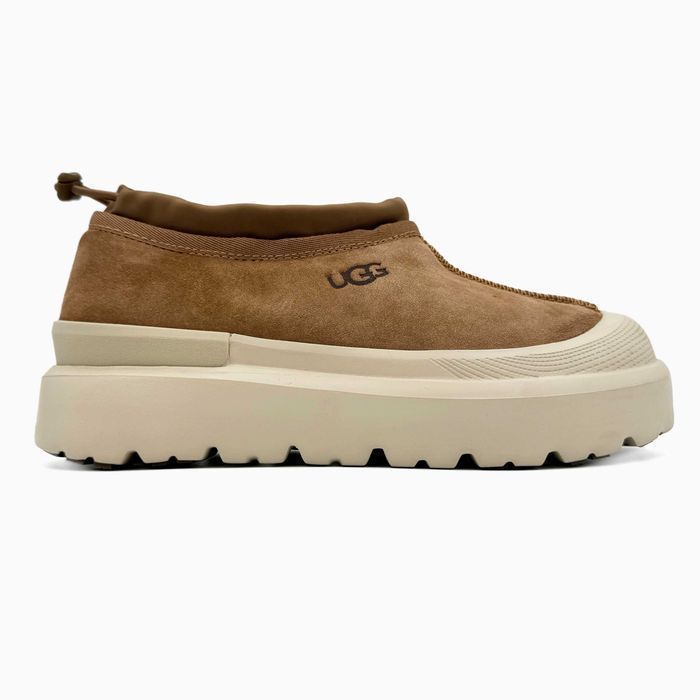 Уггі UGG Tasman Hybrid Weather Chestnut/Beige premium 36-45 угги осінні/зимові з хутром