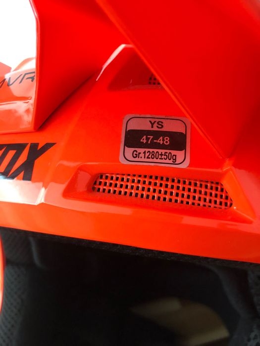 Capacete fox v1 infantil