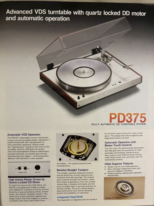 Luxman PD-375 VDS