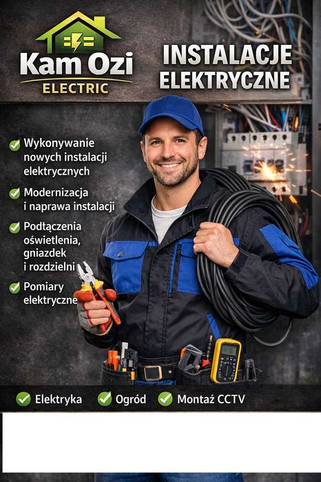 Instalacje elektryczne najtaniej, elektryk, zerowanie gniazdek, montaż