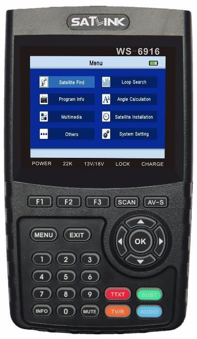 Satfinder Satlink WS-6916 DVB-S/S2 Disponivel p/ entrega imediata
