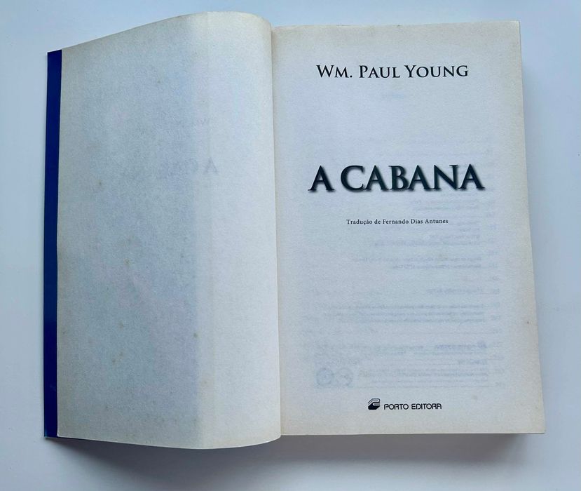 Livro "A Cabana" de WM. Paul Young (Portes Gratuitos)