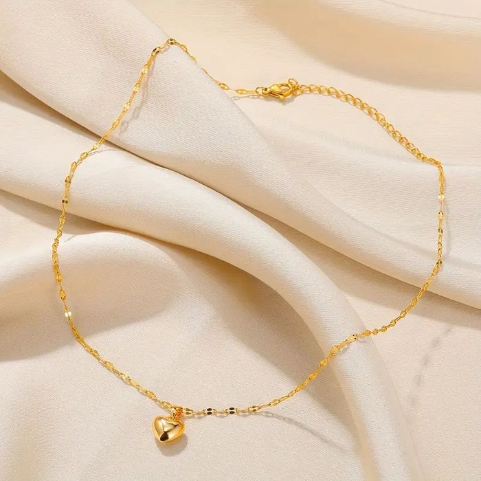 Colar Coração Dourado