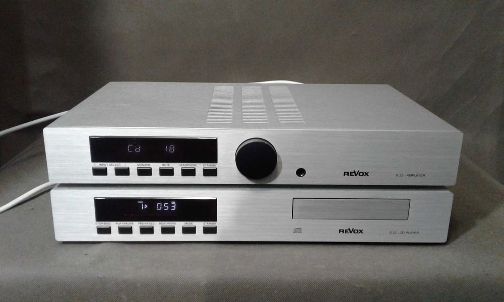 REVOX S25, REVOX S22,zestaw stereo
