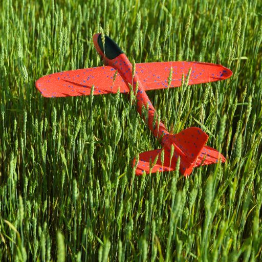 Samolot Styropianowy Duży Szybowiec Rzutka Ze Styropianu Czerwony