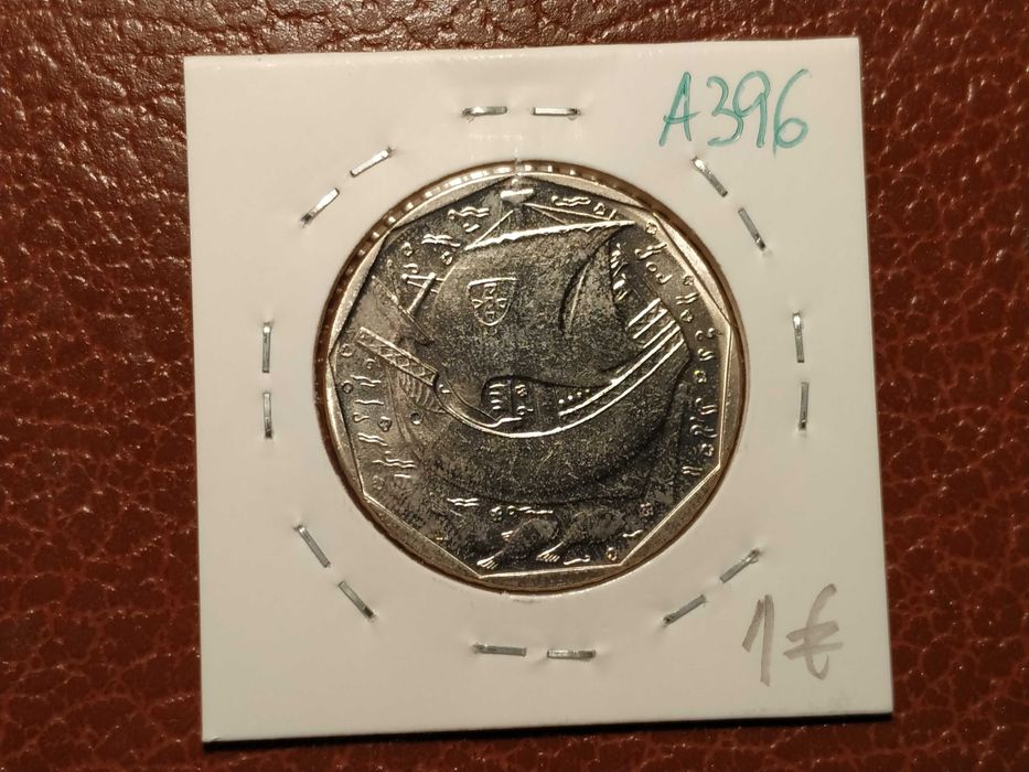 A396 moeda de 50 escudos de 2001 (Barcos) - Portugal