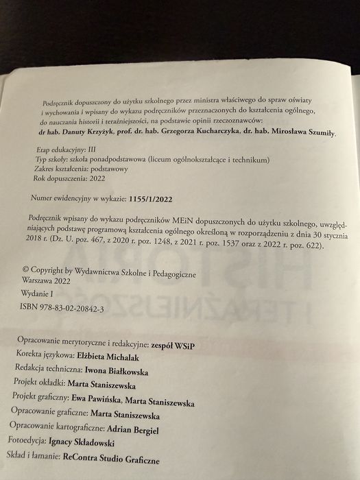 Historia i teraźniejszość 1