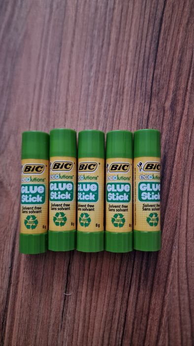 Klej bic 5 szt nowy