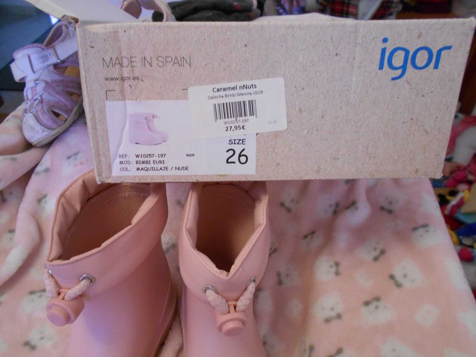 Botas Chuva, impermeáveis, IGOR, ANTI TRANSPIRAÇÃO, 26