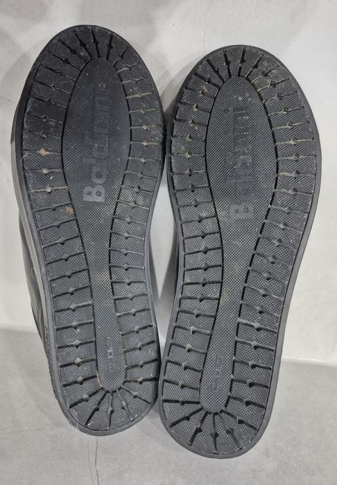 Buty meskie czarne 42 trampki skorzane baldinini