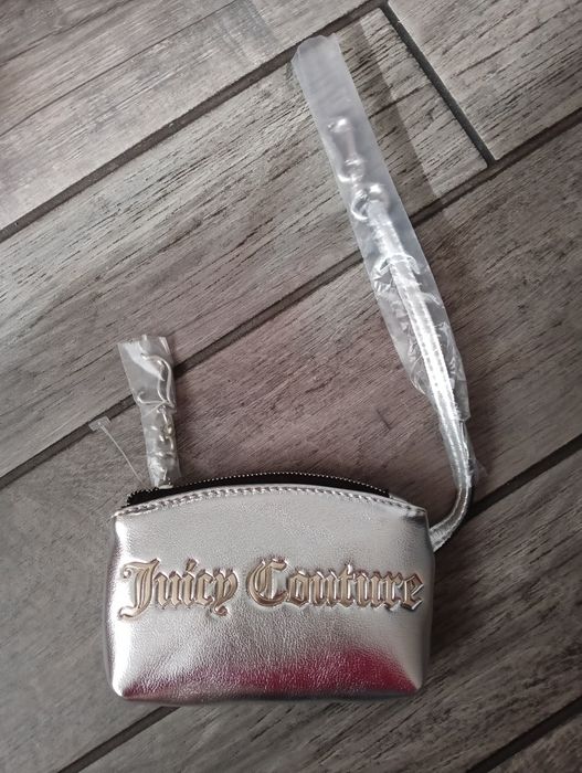 Saszetka Juicy Couture, mały portfel, mała torebka Juicy Couture