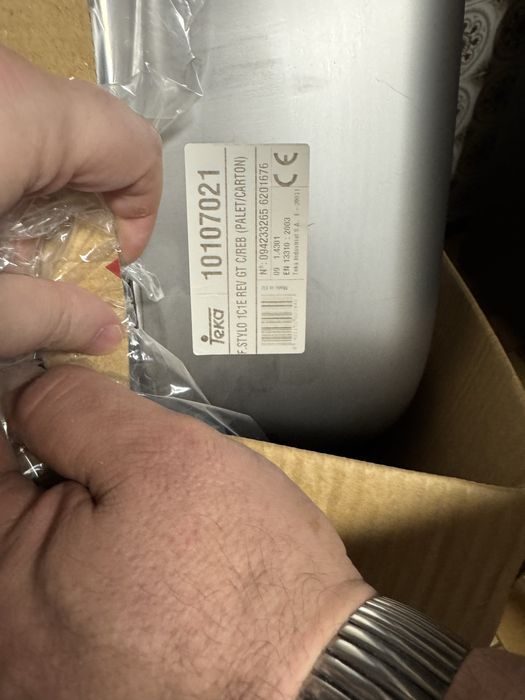 Lava Loiça Teka STYLO 1C1E Inox a estrear