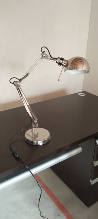 Lampa  na biurko Ikea stalowa reguliwana