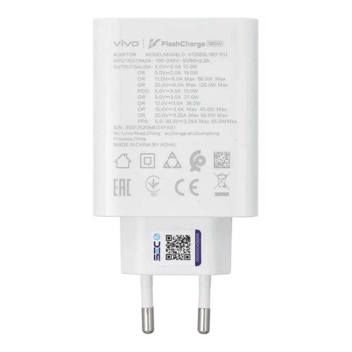 ORYGINALNA Ładowarka USB typ C Vivo - Flash Charge FlashCharge 120W