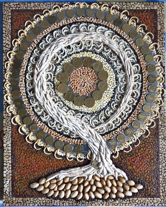 Картина из монет (10) -  Денежное дерево