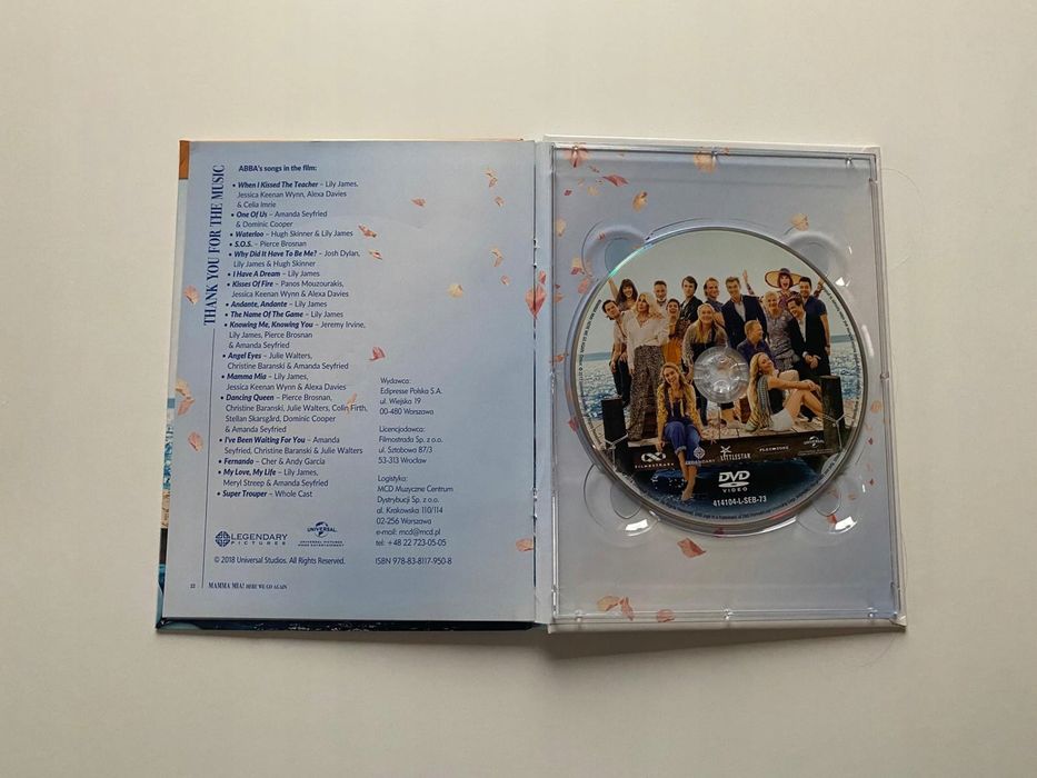 Filmy Dvd Zestaw Mamma Mia 1-2 Komplet