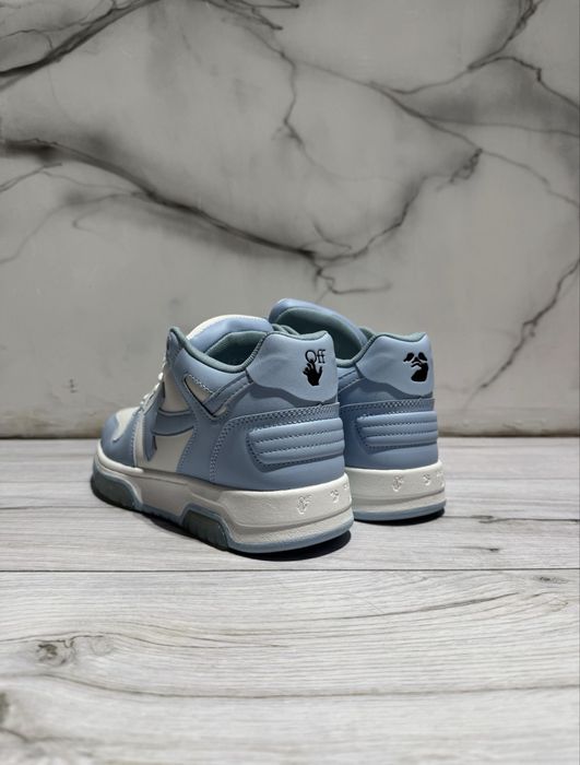 Кроссовки кожаные OFF-White