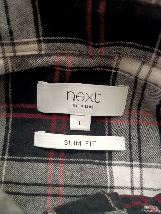 Koszula męska Next L slim fit bawełna