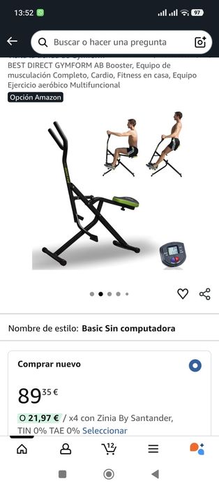 Equipamento musculação AB Booster Plus