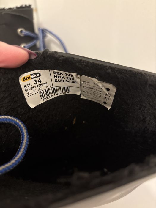 Kalosze ocieplane chłopięce