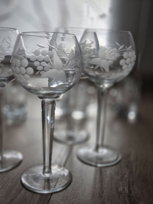 Kieliszki vintage prl