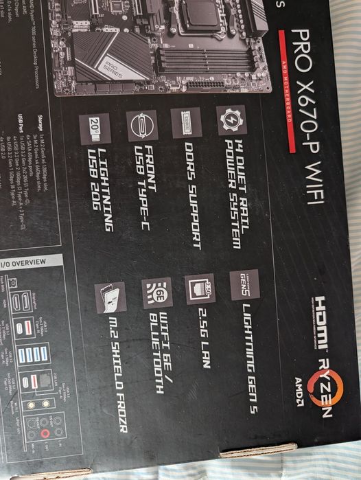 Motherboard MSI x670p wifi