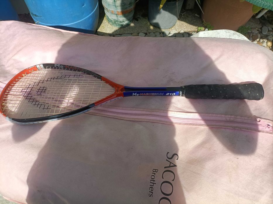 Raquete squash usada