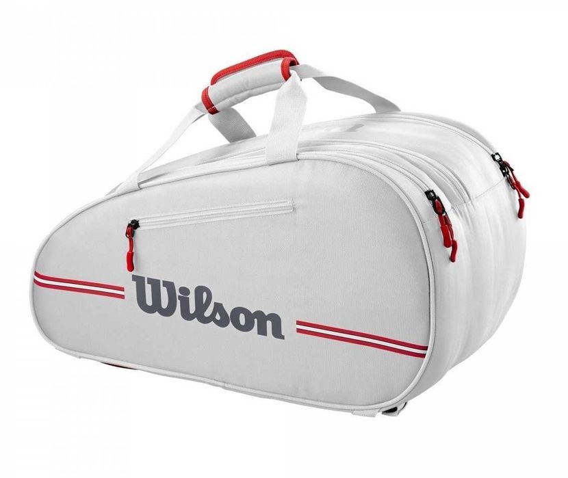 Сумка для паделу Wilson Padel Team Racket Bag White