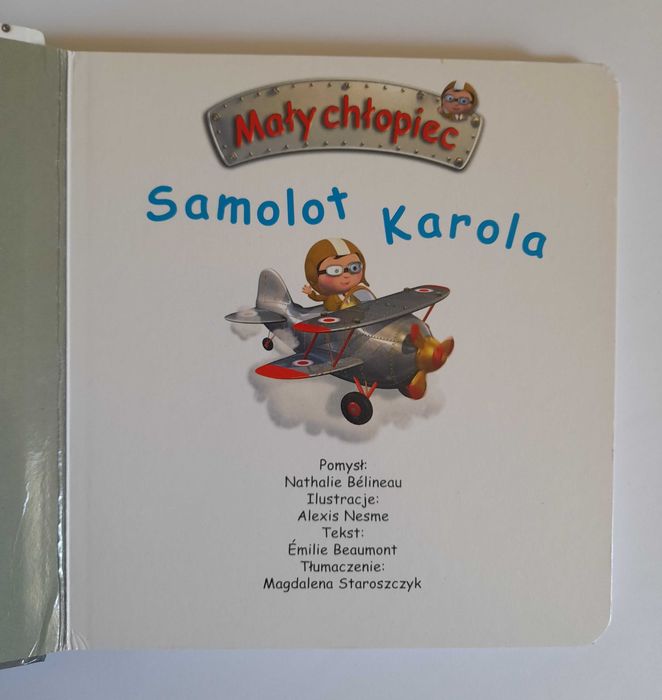 Samolot Karola Mały chłopiec - Emilie Beaumont