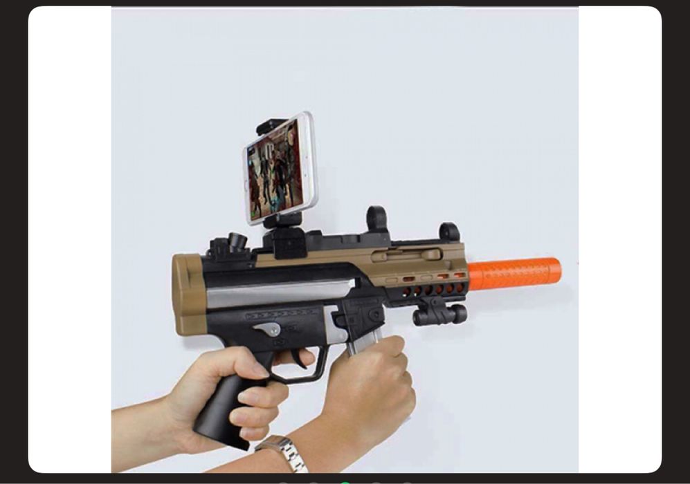 AR GAME GUN Дитячий ігровий автомат МР5К для гаджетів iPhone & android