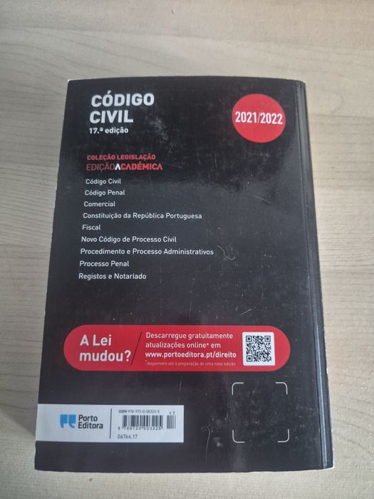 Código Civil - Porto Editora 2021/2022