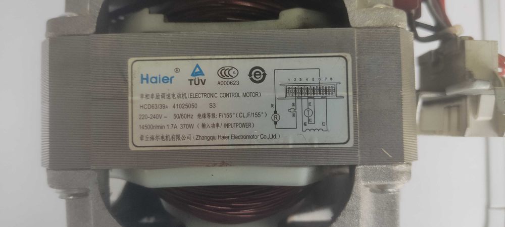 Motor de máquina de lavar roupa